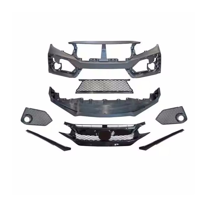 Honda Civic 2016-2021 Front Bumper Conversion upgrade to Type R Style Look Body KIT