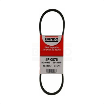 Accessory Drive Belt BAN-4PK875 For Toyota Chrysler PT Cruiser Tacoma Neon Corolla Dodge Camry Lexus