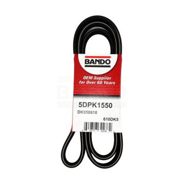 Accessory Drive Belt BAN-5DPK1550 For Volkswagen Jetta Passat Beetle Cadillac SRX STS