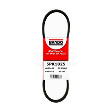 Alternator Air Conditioning Accessory Drive Belt BAN-5PK1025 For Chevrolet Malibu Pontiac G6 Saturn