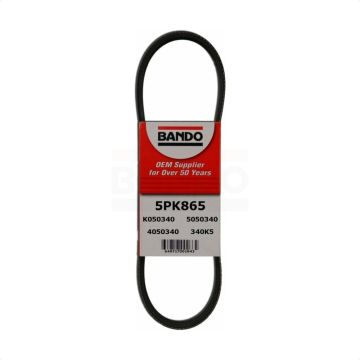 Accessory Drive Belt BAN-5PK865 For Toyota BMW Tacoma 4Runner 330Ci 320i 325Ci X5 325i 323i Mazda