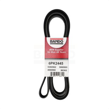 Accessory Drive Belt BAN-6PK2445 For Land Rover Range Sport Ford Windstar Freestar Jeep Wrangler
