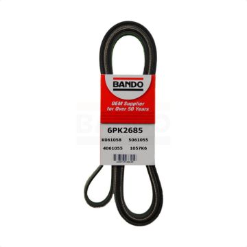 Accessory Drive Belt BAN-6PK2685 For Ford F-350 Super Duty F-250 E-350 F-450 Audi RS6 S8 S6 A8 F-550