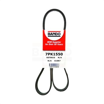 Accessory Drive Belt BAN-7PK1550 For Toyota RAV4 Camry Lexus Sienna Highlander Venza RX350 IS250