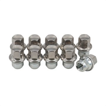 Stainless Wheel Lug Nut Bulge Acorn 19 HEX M12X1.5 (10 Pack) For Dodge Grand Caravan Journey Town &
