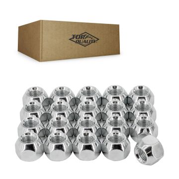 Zinc OpenEnd Wheel Lug Nut Acorn 21 HEX M12X1.5 (20 Pack)