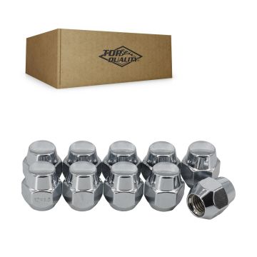 Chrome Wheel Lug Nut Acorn 21 HEX M12X1.5 CRM-N3210 For Hyundai Mazda Kia Elantra 3 Tucson CX-5 Fe 6