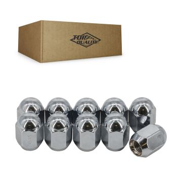 Chrome Wheel Lug Nut Acorn 21 HEX M12X1.5 CRM-N4211 For Toyota Corolla RAV4 Camry Yaris Matrix Echo