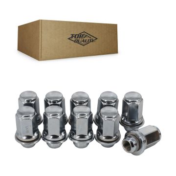 Chrome Wheel Lug Nut Mag With Washer 21 HEX M12X1.5 CRM-N4213 For Toyota Corolla RAV4 Lexus Camry C