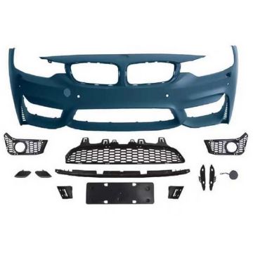 BMW 4 Series F32 F33 F36 2014-2020 Front Bumper Conversion Body KIT to M4 Style Look