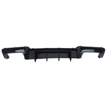BMW 5 Series F10 2011-2016 Rear Diffuser Quad Outlet M5 Competition Style Gloss Black