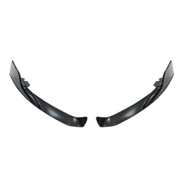 Mercedes Benz A-Class W177 2019-2022 Front Bumper Lip Spoiler BRS Style Gloss Black