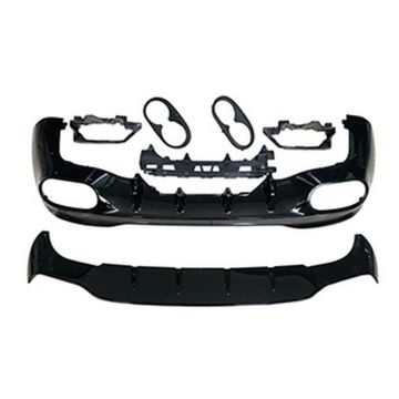 Mercedes Benz CLA-Class W118 2020-2023 Rear Diffuser CLA45 AMG Style Black