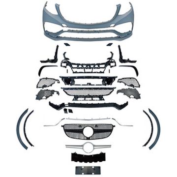 Mercedes Benz GLE-Class W166 2016-2019 Front Bumper Conversion to GLE63 AMG Style Look
