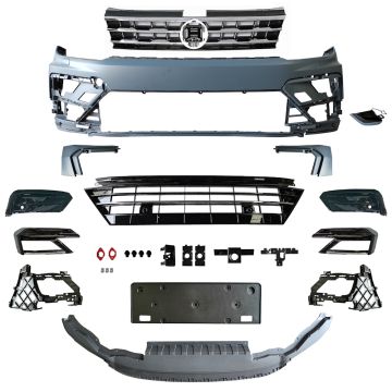 Volkswagen Tiguan 2018-2021 Front Bumper Conversion to R-Line Style Look