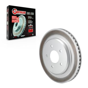 Rear Right Coated Disc Brake Rotor (1 Piece Only) GCR-56703 For 1997-2004 Chevrolet Corvette