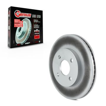 Front Coated Disc Brake Rotor (1 Piece Only) GCR-580137 For Chevrolet Cobalt Pontiac G5 Saturn Ion