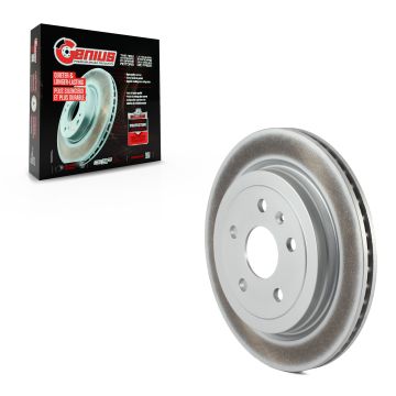 Rear Coated Disc Brake Rotor (1 Piece Only) GCR-580722 For Chevrolet Camaro Cadillac CTS