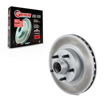 Front Coated Disc Brake Rotor Hub Assembly (1 Piece Only) GCR-66597 For Ford Ranger Mazda Explorer