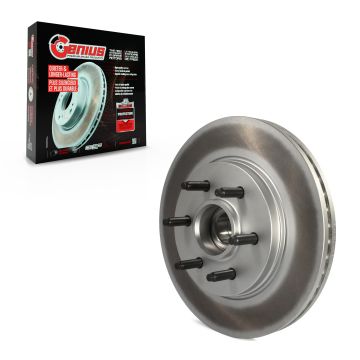 Front Coated Disc Brake Rotor Hub Assembly (1 Piece Only) GCR-680178 For Ford F-150 Lincoln Mark LT