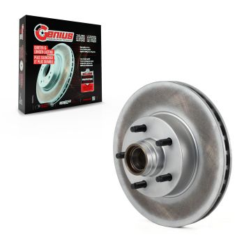 Front Coated Disc Brake Rotor Hub Assembly (1 Piece Only) GCR-680905 For 2010-2011 Ford Ranger RWD
