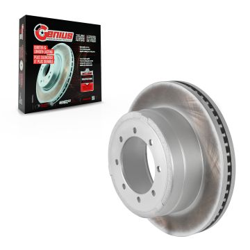 Rear Coated Disc Brake Rotor (1 Piece Only) GCR-681018 For Ford F-350 Super Duty F-250 F-450