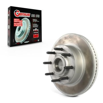 Front Coated Disc Brake Rotor Hub Assembly (1 Piece Only) GCR-681778 For Ford F-350 Super Duty F-250