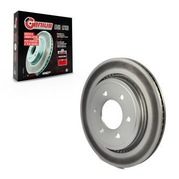 Rear Coated Disc Brake Rotor (1 Piece Only) GCR-681951 For Ford F-150 With Electric Parking