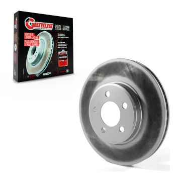 Front Coated Disc Brake Rotor (1 Piece Only) GCR-780255 For Dodge Chrysler 300 Charger Challenger