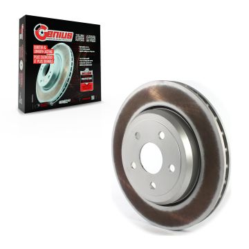 Rear Coated Disc Brake Rotor (1 Piece Only) GCR-780961 For Jeep Grand Cherokee Dodge Durango