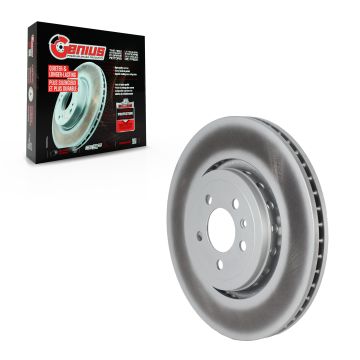 Front Coated Disc Brake Rotor (1 Piece Only) GCR-781774 For Dodge Charger