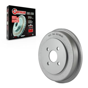 Rear Coated Brake Drum (1 Piece Only) GCR-9749 For Chevrolet Cobalt Pontiac Saturn Ion G5 Pursuit