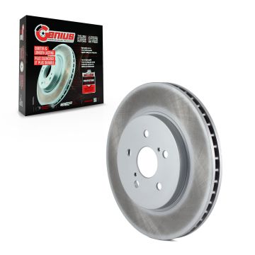Front Coated Disc Brake Rotor (1 Piece Only) GCR-980341 For Lexus RX350 RX330 Toyota Highlander
