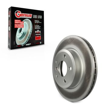Front Coated Disc Brake Rotor (1 Piece Only) GCR-980397 For 2004-2010 BMW X3