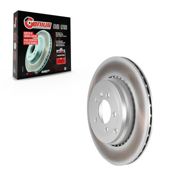 Rear Coated Disc Brake Rotor (1 Piece Only) GCR-980927 For 10-13 Land Rover Range Sport Supercharged