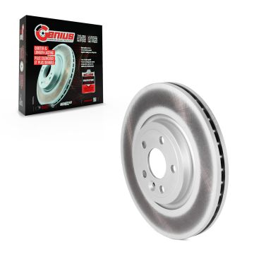 Front Coated Disc Brake Rotor (1 Piece Only) GCR-982364 For Jaguar F-Pace Land Rover Range Velar