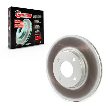 Front Coated Disc Brake Rotor (1 Piece Only) GCR-982407 For Nissan Kicks Versa