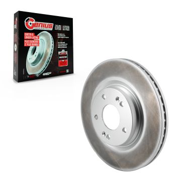 Front Coated Disc Brake Rotor (1 Piece Only) GCR-982703 For Hyundai Elantra Kona Sonata Kia Niro EV