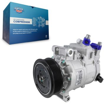 Air Conditioner AC Compressor w/ Clutch GLB-AD12804 For Audi Q5 Porsche Macan A4 Quattro A5 allroad