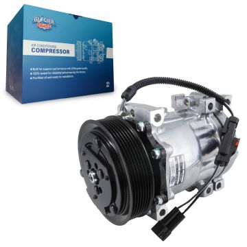 Air Conditioner AC Compressor with Clutch GLB-CH11551 For Dodge Ram 2500 1500 3500 Dakota Durango