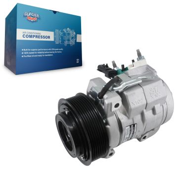 Air Conditioner AC Compressor with Clutch GLB-CH12980 For Ram 2500 3500 Dodge 4500 5500 6.7L