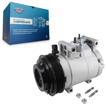 Air Conditioner AC Compressor with Clutch GLB-CH13051 For Jeep Wrangler Ram 1500 JK 3.6L