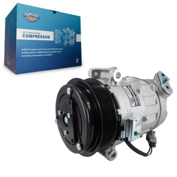 Air Conditioner AC Compressor w/ Clutch GLB-CH13187 For 2014-2024 Ram ProMaster 2500 3500 1500 3.6L