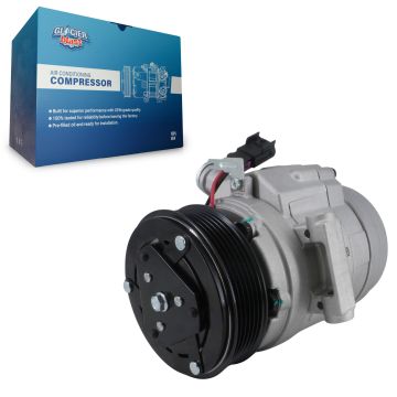 Air Conditioner AC Compressor with Clutch GLB-FD12378 For Ford Fusion Lincoln MKZ 3.5L