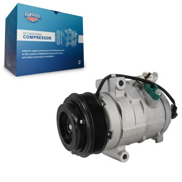 Air Conditioner AC Compressor with Clutch GLB-FD12379 For 2007-2010 Ford Edge Lincoln MKX 3.5L