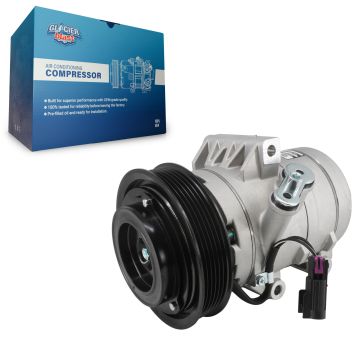 Air Conditioner AC Compressor with Clutch GLB-FD12427 For Ford Fusion Mercury Milan
