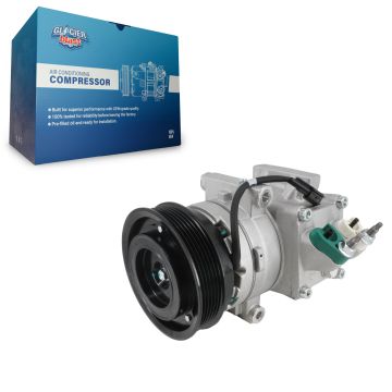 Air Conditioner AC Compressor with Clutch GLB-FD12906 For 2011-2013 Ford Fiesta 1.6L
