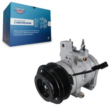 Air Conditioner AC Compressor with Clutch GLB-FD12952 For Ford Mustang