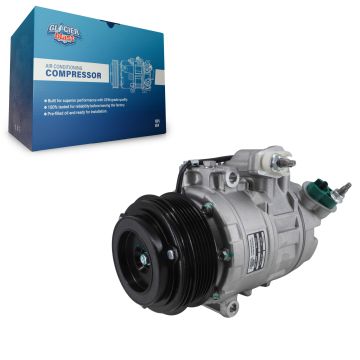 Air Conditioner AC Compressor with Clutch GLB-FD12991 For Ford Explorer Police Interceptor Utility