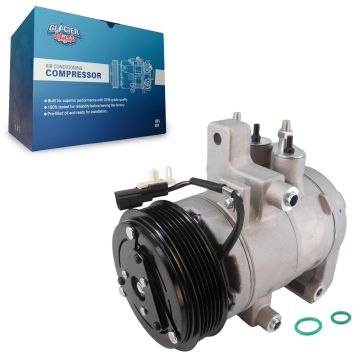 Air Conditioner AC Compressor with Clutch GLB-FD13043 For 2011-2013 Ford F-150 5.0L